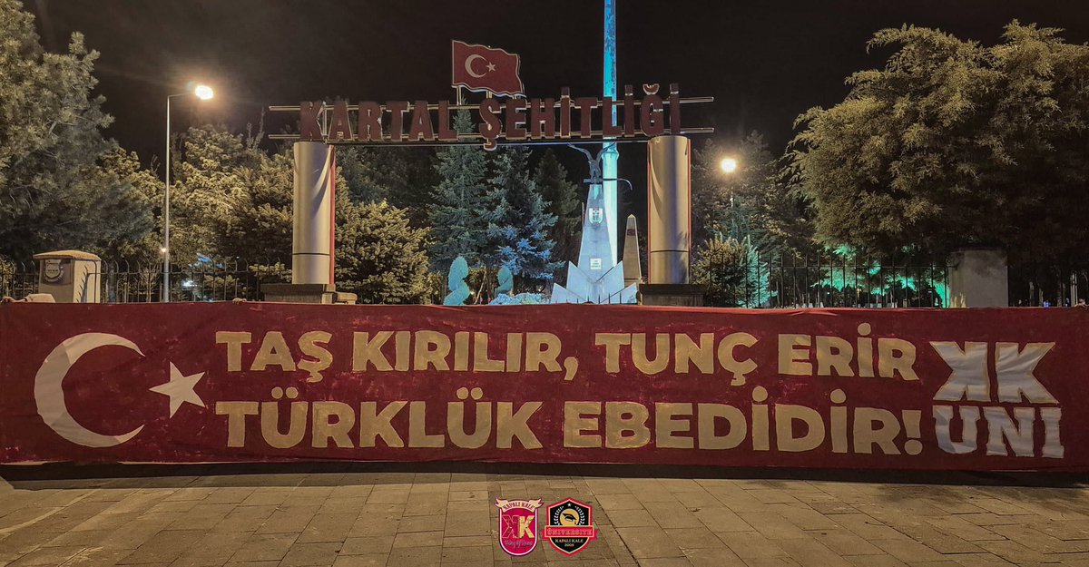 Tebrikler Kayserispor Taraftarı!

Taş Kırılır, Tunç Erir Türklük Ebedidir!