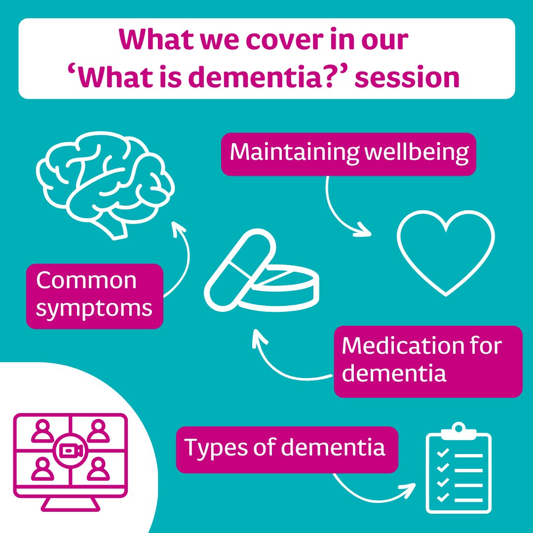 If you are caring for a person with dementia or have recently been diagnosed, our free online "What is dementia?" session will help you understand the condition.

Sign up now: dementiauk.org/information-an…
