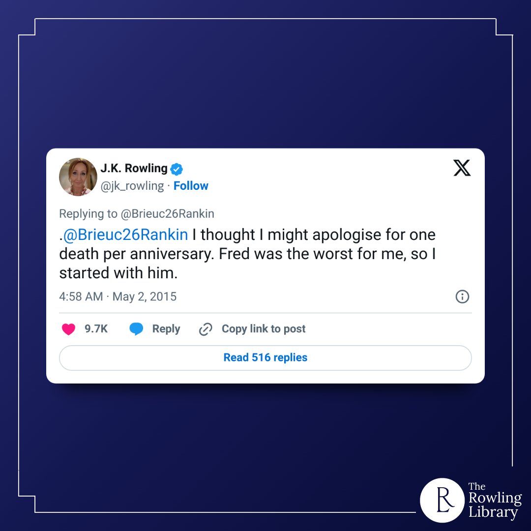 2015: Fred Weasley 🧡