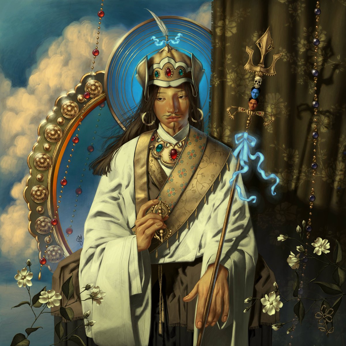 geck0afterlife's tweet image. Numerology of Padmasambhava Rock n' Roll is out now on Bandcamp!
Please Enjoy the Tunes &lt;3
album art by the incredible Elea Saint Clair, please follow and support their amazing work!