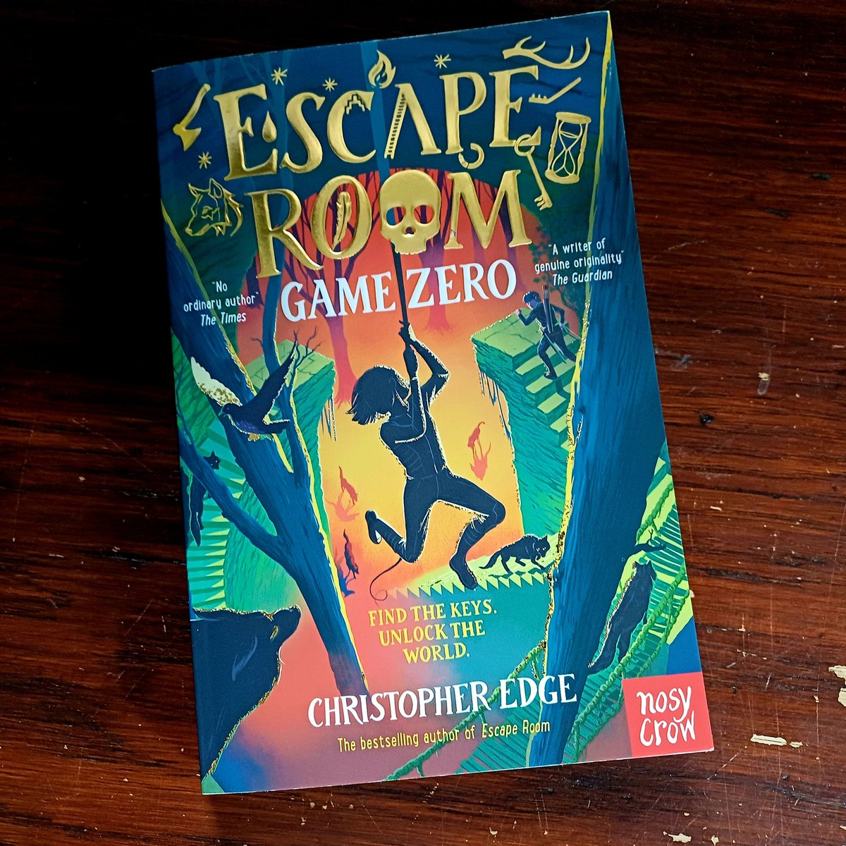 Darren Simpson (@darrensimpson44) on Twitter photo Fans of <a href="/edgechristopher/">Christopher Edge</a>'s #EscapeRoom won’t be disappointed by #EscapeRoomGameZero. It’s as crammed with epic set pieces and fiendish riddles as its predecessor, and delivers a huge twist too. Sure to appeal to young gamers and puzzle fans alike! Fans of <a href="/edgechristopher/">Christopher Edge</a>'s #EscapeRoom won’t be disappointed by #EscapeRoomGameZero. It’s as crammed with epic set pieces and fiendish riddles as its predecessor, and delivers a huge twist too. Sure to appeal to young gamers and puzzle fans alike!