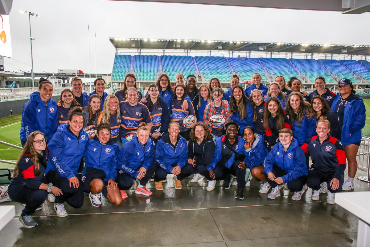 World Rugby Media (@worldrugbymedia) on Twitter photo The <a href="/USARugby/">USA Rugby</a> women's team met aspiring players and coaches from the Kansas City community with a special visit from <a href="/MayorLucasKC/">Mayor Quinton Lucas</a>.
USA will face Canada today at <a href="/cpkcstadium/">CPKC Stadium</a>. Fans can watch live on <a href="/RugbyPass/">RugbyPass</a>. The <a href="/USARugby/">USA Rugby</a> women's team met aspiring players and coaches from the Kansas City community with a special visit from <a href="/MayorLucasKC/">Mayor Quinton Lucas</a>.
USA will face Canada today at <a href="/cpkcstadium/">CPKC Stadium</a>. Fans can watch live on <a href="/RugbyPass/">RugbyPass</a>.