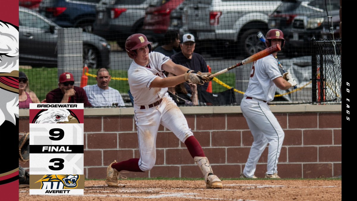 Bridgewater Eagles (@bcathletics) on Twitter photo Game 1 to the good guys
<a href="/BwaterBaseball/">Bridgewater Baseball</a> takes care of business in game one to take a 1-0 series lead. Game two is coming up shortly. Follow along with game two at BridgewaterEagles.com
#BleedCrimson #GoForGold Game 1 to the good guys
<a href="/BwaterBaseball/">Bridgewater Baseball</a> takes care of business in game one to take a 1-0 series lead. Game two is coming up shortly. Follow along with game two at BridgewaterEagles.com
#BleedCrimson #GoForGold