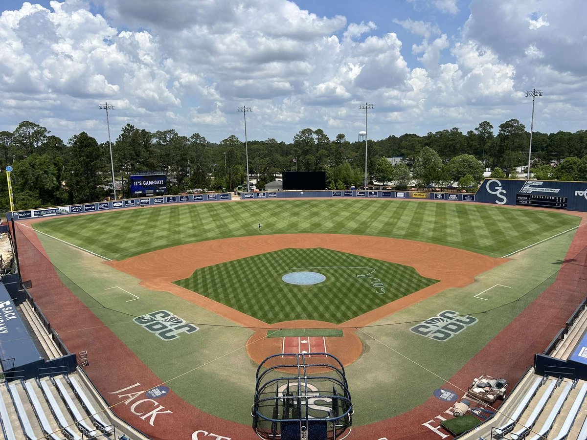 Tyler Owens (@_tylerowens_) on Twitter photo 2οΈβ£ more home weekends for the regular season left in the books for 2οΈβ£0οΈβ£2οΈβ£5οΈβ£
Field looks better by the day, thanks to <a href="/GASouthern_Turf/">Joe Stumpo</a> & the crew βΎοΈ
<a href="/Vs_Cancer/">Vs. Cancer</a> 5οΈβ£/4οΈβ£
Senior Day/Mothers Day 5οΈβ£/1οΈβ£1οΈβ£
<a href="/GSAthletics_BSB/">Georgia Southern Baseball</a> | #HailSouthern π¦
2οΈβ£ more home weekends for the regular season left in the books for 2οΈβ£0οΈβ£2οΈβ£5οΈβ£
Field looks better by the day, thanks to <a href="/GASouthern_Turf/">Joe Stumpo</a> & the crew βΎοΈ
<a href="/Vs_Cancer/">Vs. Cancer</a> 5οΈβ£/4οΈβ£
Senior Day/Mothers Day 5οΈβ£/1οΈβ£1οΈβ£
<a href="/GSAthletics_BSB/">Georgia Southern Baseball</a> | #HailSouthern π¦