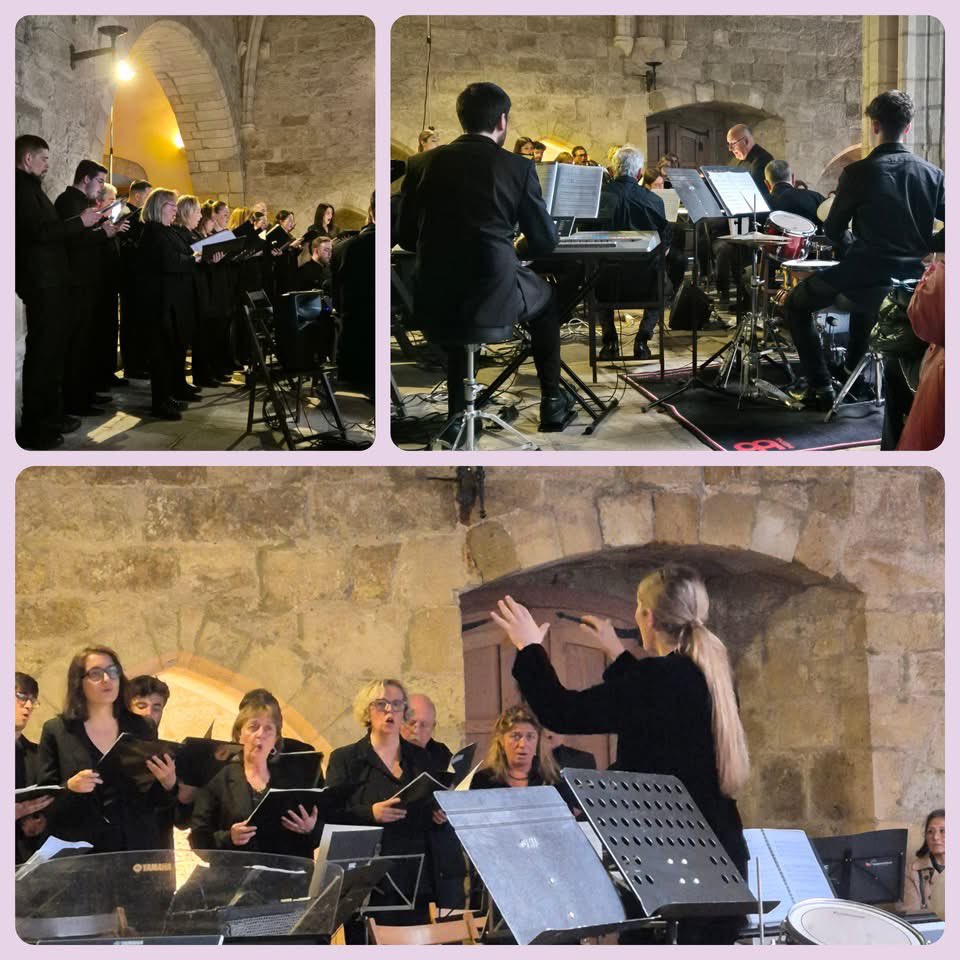 RenataOjerada's tweet photo. Aún emocionada con la cantidad de asistentes a nuestro concierto @CoroACappella 🙋🏼♀️ con #Silentium y el #EnsembleUc #MisaGospel
Sin ayudas económicas , por amor al #arte 🎶🎵🎶
Gracias a Manuel Galán , Cristina Galán y Víctor Aja …. Obispado por ceder el #Claustro 👏👏👏👏 https://t.co/Pn9YZ1uxxZ