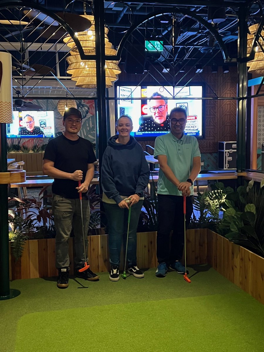 Last week our team enjoyed a #BoffoBehindTheScenes get together - we checked out mini golf at The Rec Room Granville. See more on our Boffo Blog here: boffoproperties.com/boffo-team-adv…