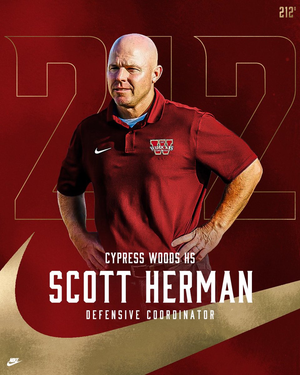 Cy Woods Football (@cywoodsfb212) on Twitter photo We got our guy! Cy Woods welcome veteran Defensive Coordinator Scott Herman. Coach Herman has produced some of the most aggressive, tenacious defensive units in the city over the last decade. Welcome to the Woods Coach Herman. #RunAndHit #Swarm <a href="/CW_Athletics/">Cy Woods Athletics 212</a> <a href="/thecoachhickman/">Jeremy Hickman</a> We got our guy! Cy Woods welcome veteran Defensive Coordinator Scott Herman. Coach Herman has produced some of the most aggressive, tenacious defensive units in the city over the last decade. Welcome to the Woods Coach Herman. #RunAndHit #Swarm <a href="/CW_Athletics/">Cy Woods Athletics 212</a> <a href="/thecoachhickman/">Jeremy Hickman</a>
