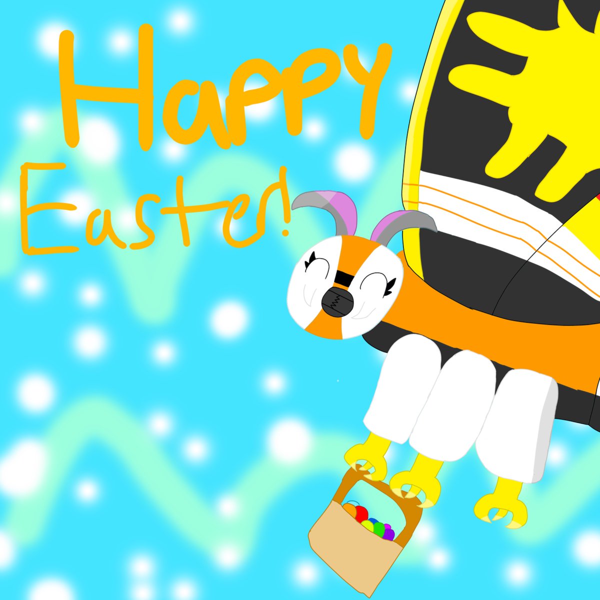 RobloxTheRoblo1's tweet image. Happy Easter! #easter #easteregg #mothra #kaijumothra #mothrafanart #heiseimothra #kaiju