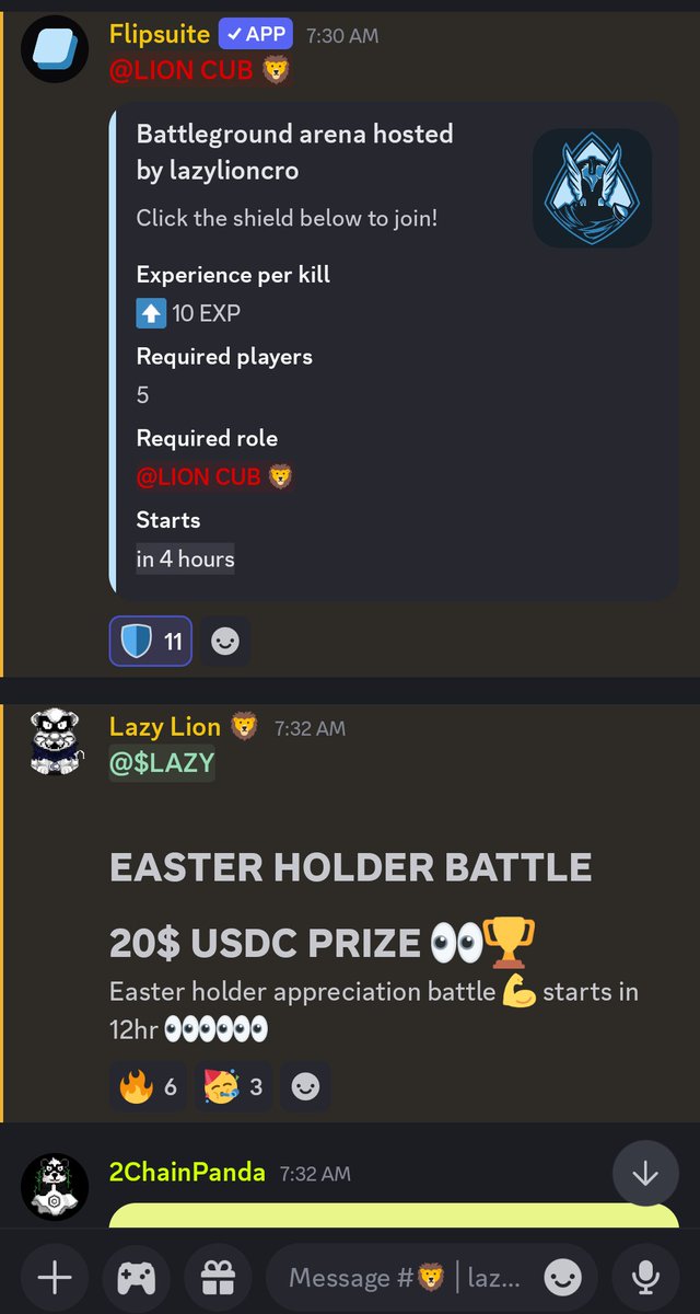 🦁🥚🐰🦁🥚🐰🦁🥚🐰🦁🥚🐰

#EASTER HOLDER BATTLE

20$ $USDC PRIZE 👀🏆 

Easter holder appreciation battle 💪 starts in 4hr 👀👀👀

Buy a lil bag and join the fun 

Available listed on <a href="/ObsidianSwap/">Obsidian Finance</a> - <a href="/VVS_finance/">VVS-Finance</a> - <a href="/wolfswapdotapp/">Wolfswap | Swap & Earn</a> 

Get in on the battle here -