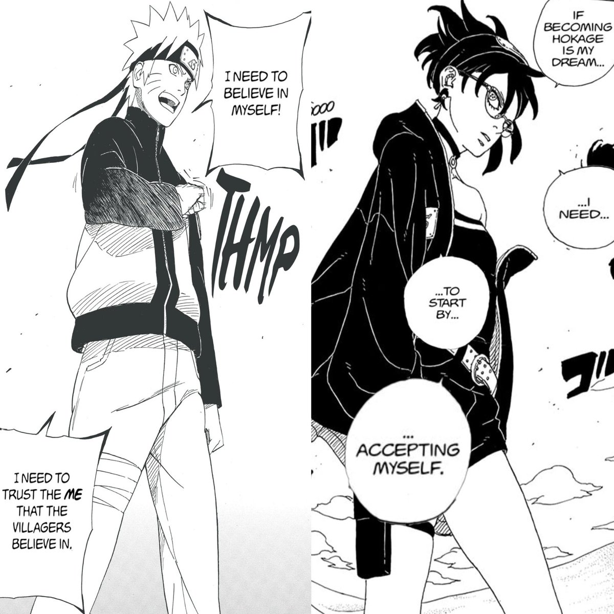 kidomaki_real's tweet image. Sarada carries on Naruto's Legacy!