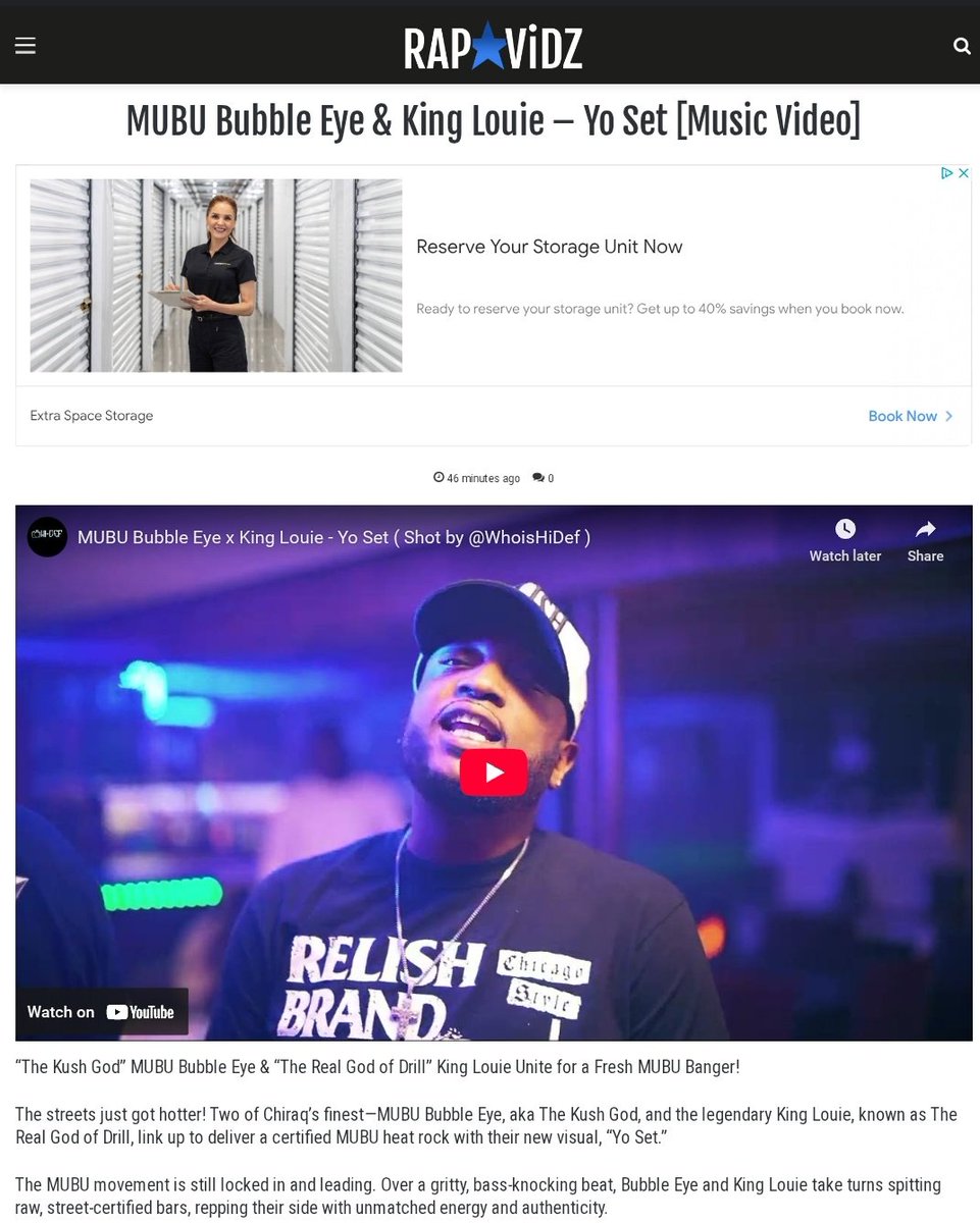 Fresh on <a href="/RapStarVidz/">RapStarVidz | Free Promo</a> MUBU <a href="/_bubbleeye/">BUBBLE EYE</a> x <a href="/KingL/">King Louie</a> " Yo Set "  rapstarvidz.com/mubu-bubble-ey…