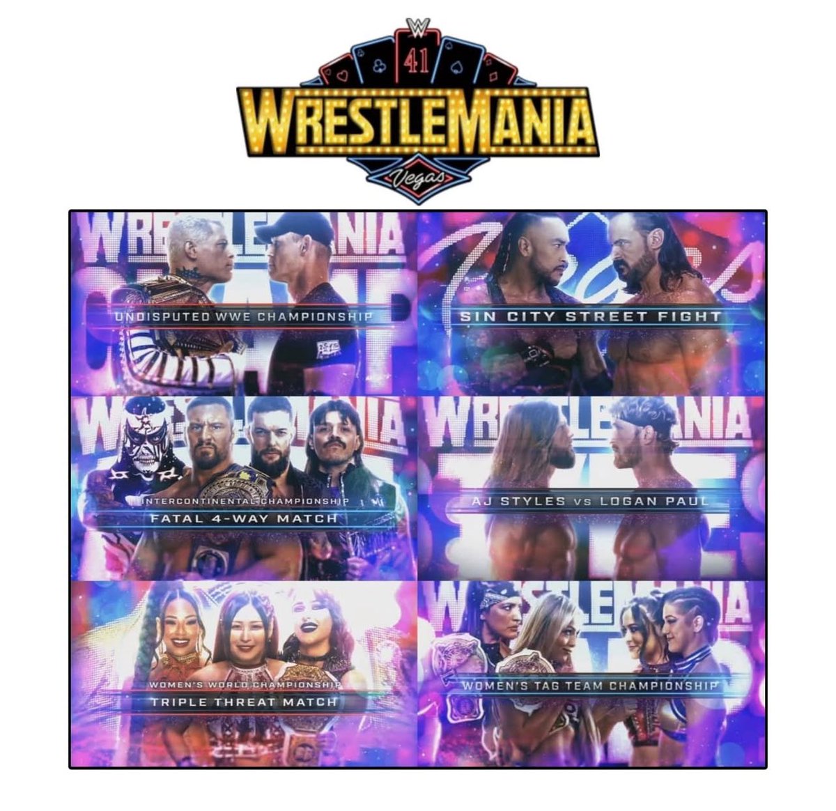 hartab's tweet image. Inicia la Noche 2 de #Wrestlemania
La parte gruesa de la cartelera
Todas las luchas importan menos la del Campeonato en Parejas Femenino

Hoy deben retener el título #IYOSKY y #BronBreakker y por supuesto que #JohnCena debe ganar su Campeonato #17 para q valga la pena su TurnHeel