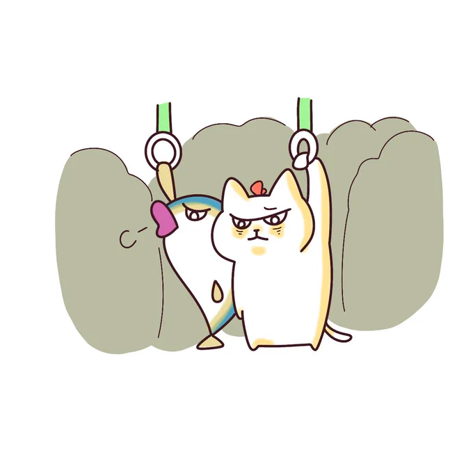 週の始まりげつようび...月曜日から満員電車はしんどい...五月病も前借り気味...今日は早く帰りましょう。明日がんばろ。 