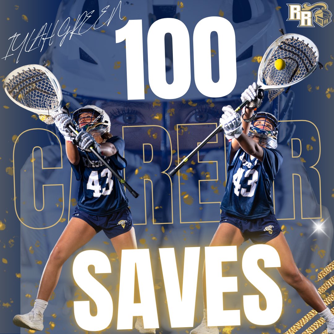 RRHS_glax's tweet image. 🚨MILESTONE ALERT🚨
Sophomore Iylah Green recently surpassed 100 career saves for the River Ridge Lady Knights 🥍 team. She’s not afraid to work…good news is, she’s only going to get better‼️CONGRATS Iylah & GO KNIGHTS⚔️ #FAMILY #HokaHey @KnightNation_09