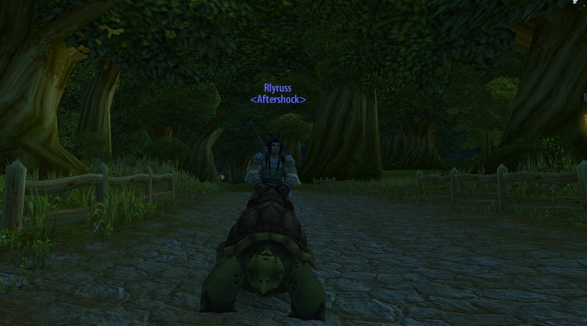 First time playing Vanilla lvl 18 warrior, meet Crush he is my first mount.