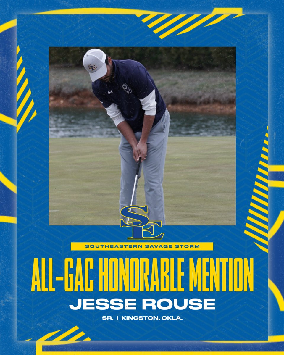 Southeastern Athletics (@gosoutheastern) on Twitter photo ๐ All-GAC Honorable Mention๐
Congratulations to Jesse Rouse on being named All-GAC Honorable Mention!
<a href="/savagestormgolf/">Savage Storm Golf</a> l #GoSoutheastern l #TakeCover ๐ All-GAC Honorable Mention๐
Congratulations to Jesse Rouse on being named All-GAC Honorable Mention!
<a href="/savagestormgolf/">Savage Storm Golf</a> l #GoSoutheastern l #TakeCover