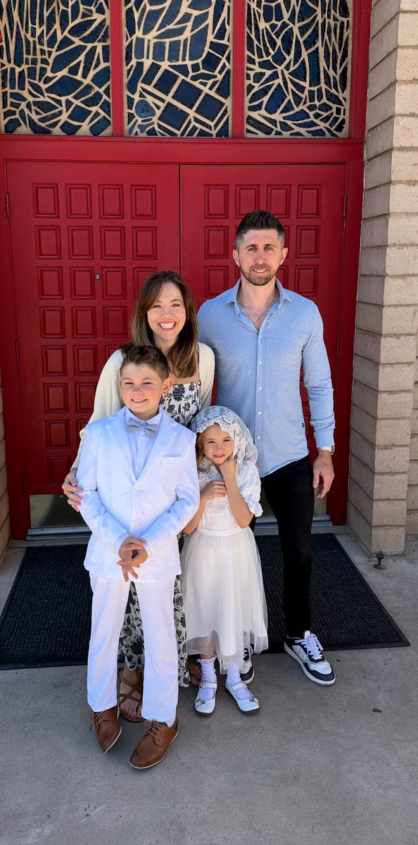 SSchiffenhaus's tweet image. My son and daughter received Holy Communion & Chrismation today - Glory to God - Christ is Risen - what a beautiful day!