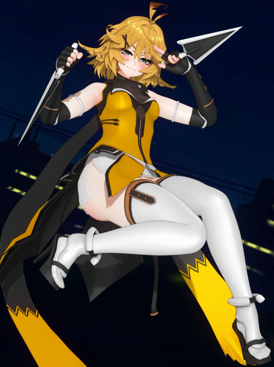 Ninja Doki 😍
#Lewdtomato #COM3D2