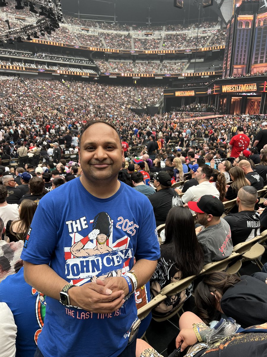 Show 10 after last nights 9th show of the year. It's Wrestlemania 41 time and what a show planned. Can't wait for the main event! Bring it on!  #WrestleMania #Cena