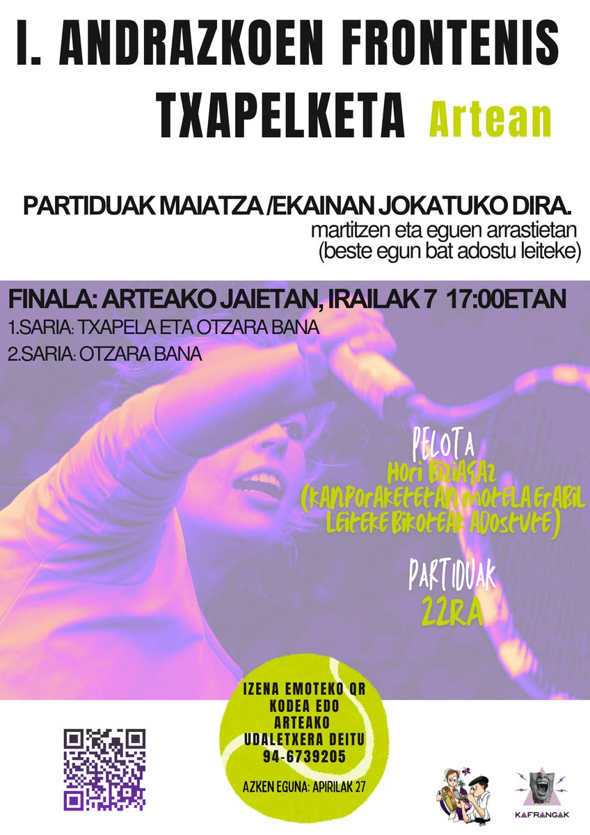 Izena emoteko azken egunek!! Ondo zein txarto olgau, ondo pasetan goaz!
Erdu! Erduzie!
#kafrangak