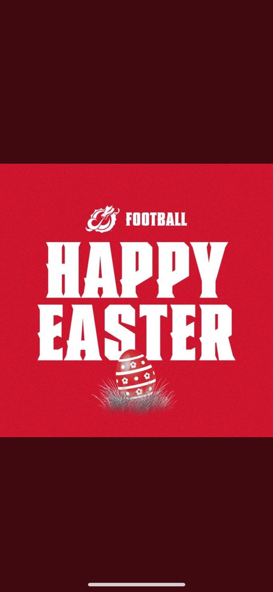 Happy Easter!! <a href="/msum_football/">MSUM Dragon Football</a> <a href="/coach_ebaasch/">Eli Baasch</a>