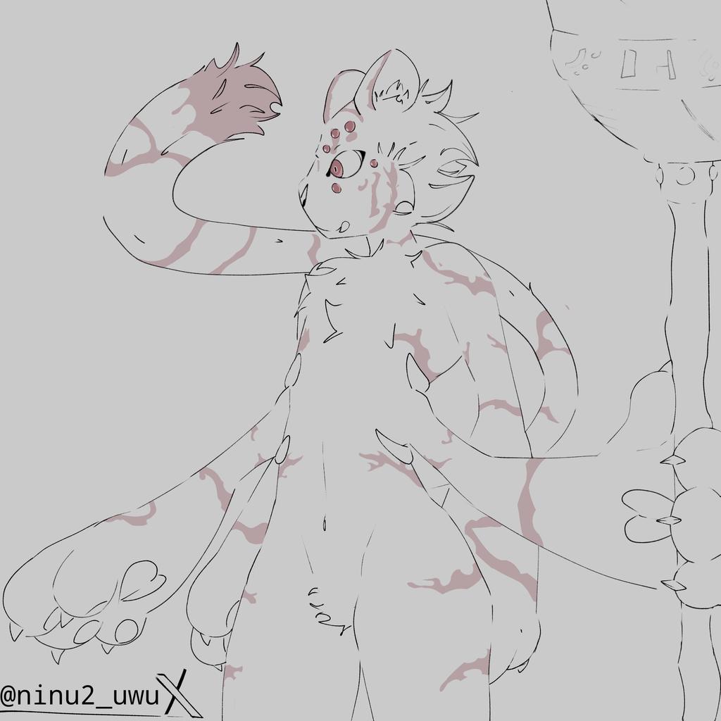 This is a drawing i made of my fursona that i didn't upload =~=

#furry #Fursona