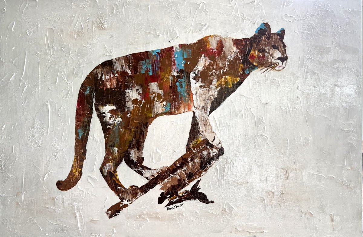 Latest… acrylic with pallet knife on 36”x24”