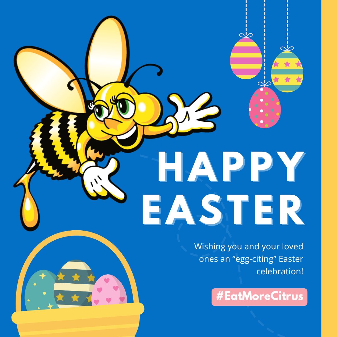 Happy Easter from the Bee Sweet Citrus family to yours! 🐝

#EatMoreCitrus