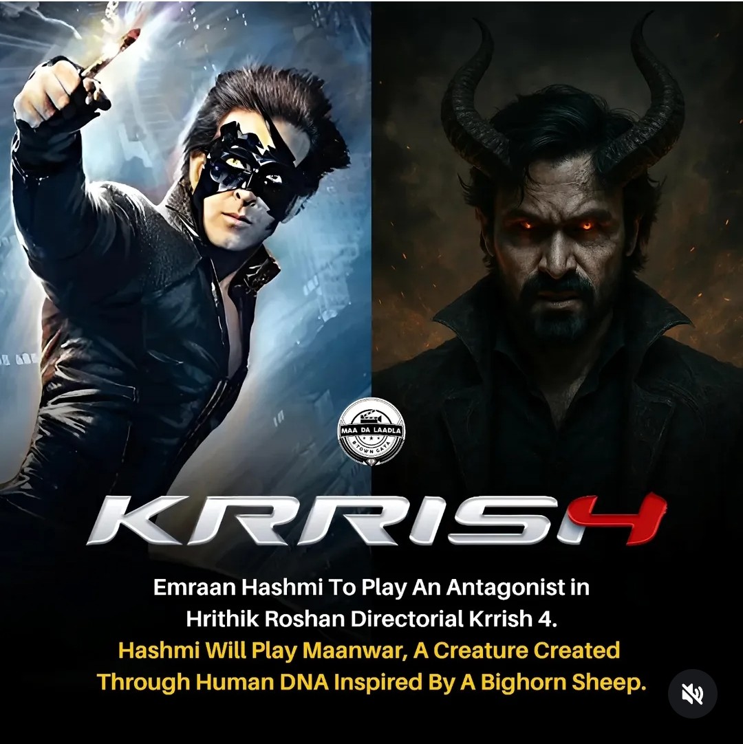 A_Arhaan_j's tweet image. Emraan Hashmi will play an antagonist in #Hrithik's directorial #krish4
#HrithikRoshan𓃵