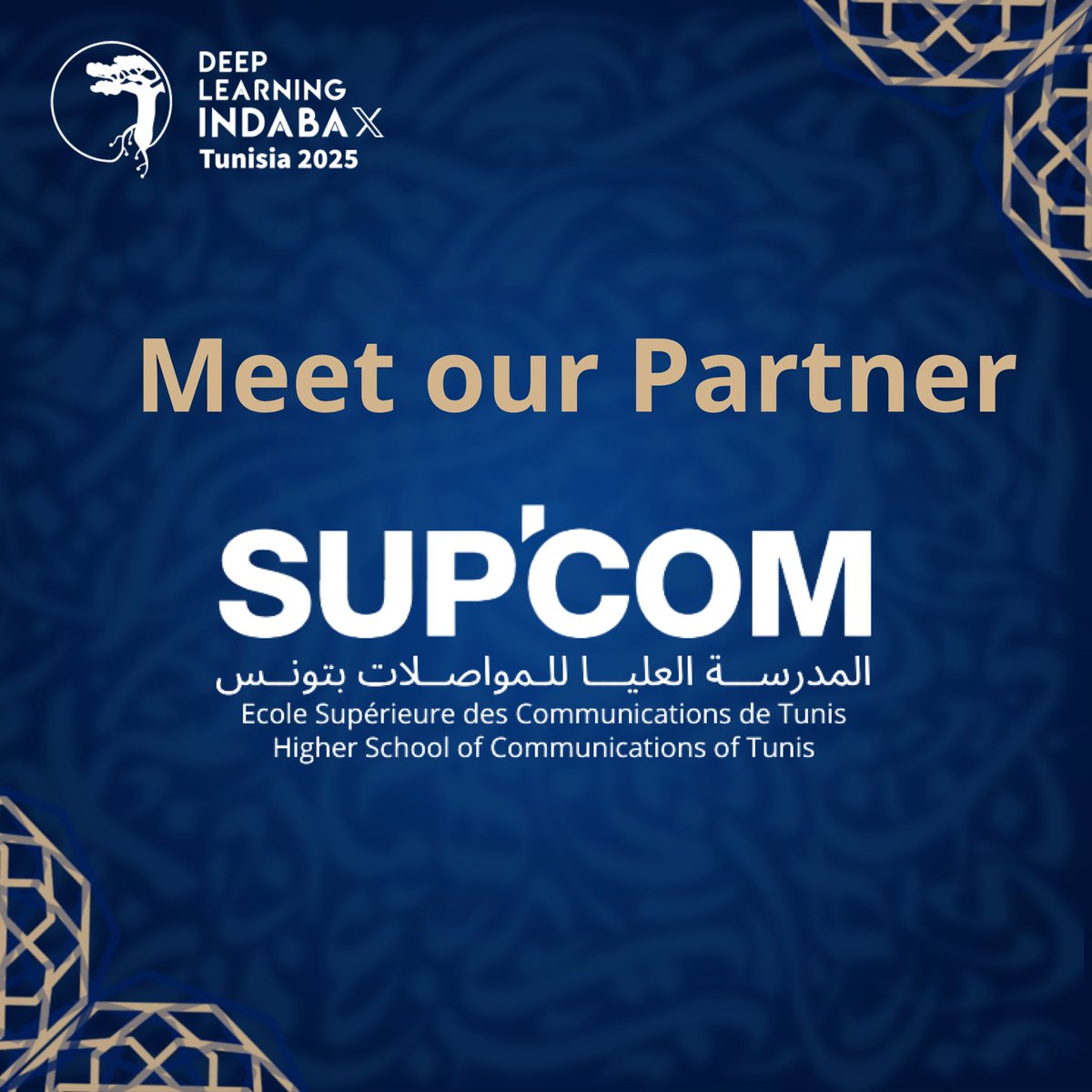 Meet Our Partner: SUP'COM
Tunisia’s top engineering school in telecom &amp; ICT joins us for IndabaX Tunisia 2025!🚀
Together, we’re bridging academic excellence &amp; AI innovation across Africa.

Learn more: indabaxtunisia.com/2025
#IndabaX #IndabaXTunisia2025