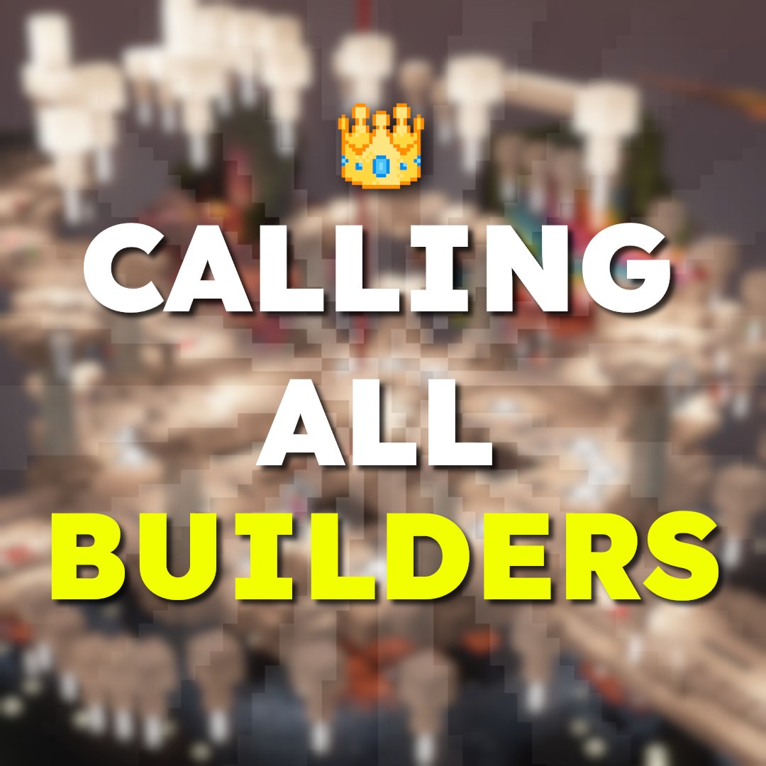 📢 CALLING ALL BUILDERS!

Can you build? We are looking for some new builders for SMP Showdown! We have multiple projects that need to be started/finished, and we need YOUR help.

Do you want to help us? Fill out the form below!

forms.gle/j1XmdChdbq6CBU…

discord.gg/8Ha4gpzAFb