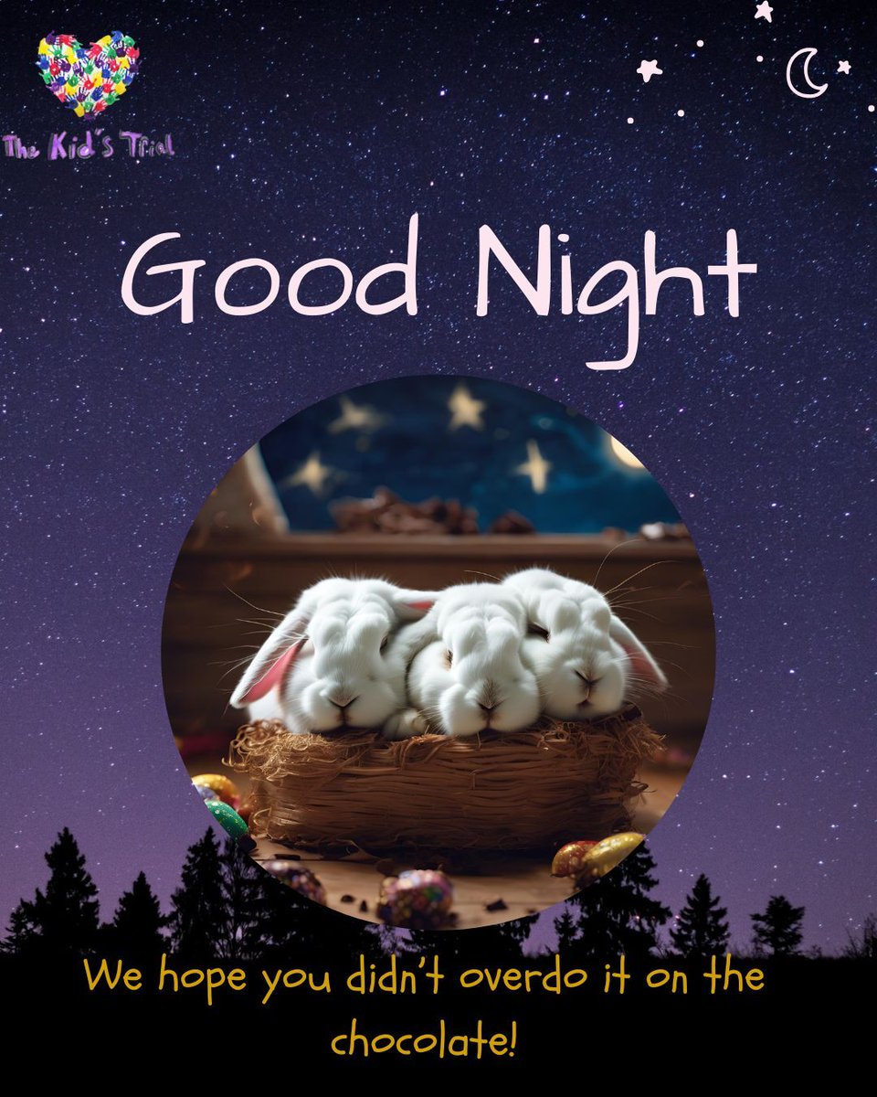 TheKidsTrial (@thekidstrial) on Twitter photo Sweet dreams from <a href="/TheKidsTrial/">TheKidsTrial</a> team!
When you’ve eaten so much chocolate, you start hopping like a bunny... 🍫🐰
#TooMuchChoc #HopAndRegret #BunnyBusiness #SweetToothTrouble Sweet dreams from <a href="/TheKidsTrial/">TheKidsTrial</a> team!
When you’ve eaten so much chocolate, you start hopping like a bunny... 🍫🐰
#TooMuchChoc #HopAndRegret #BunnyBusiness #SweetToothTrouble