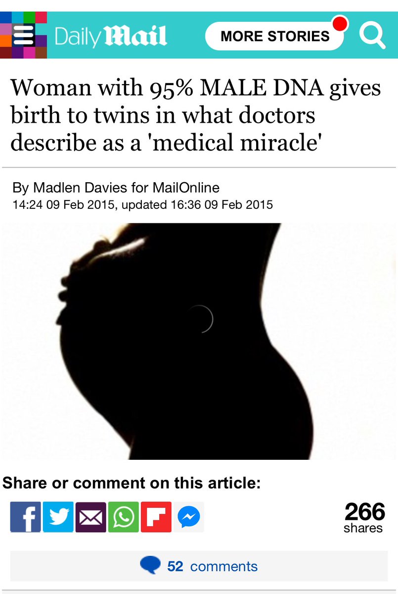 Yikes. This is really awkward given Sir Pete is a doctor. The Y chromosome degrades as you get older, and becomes effectively pointless. Does nothing.  On top of this, you have people born who are androgen insensitive from birth  - as in the Y chromo has little, if any, effect.