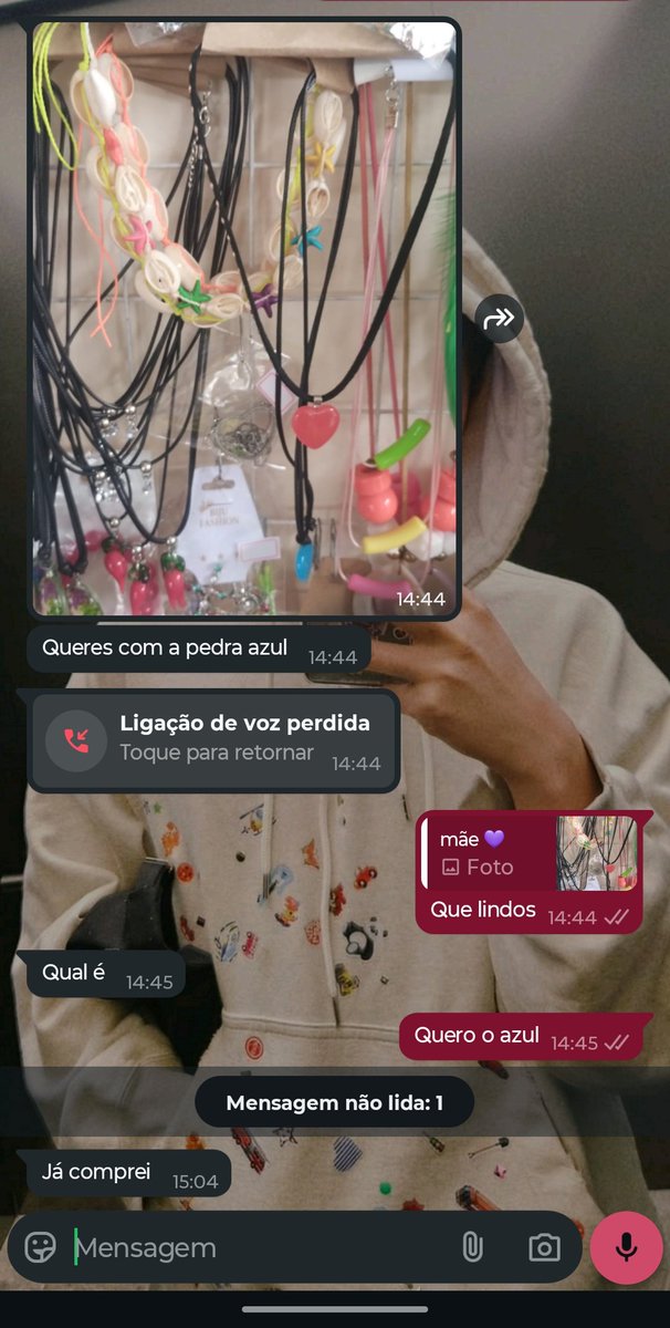 jamais vou aceitar menos em um relacionamento quando minha mãe não pode ver nada na rua que eu goste que ela vai lá e compra