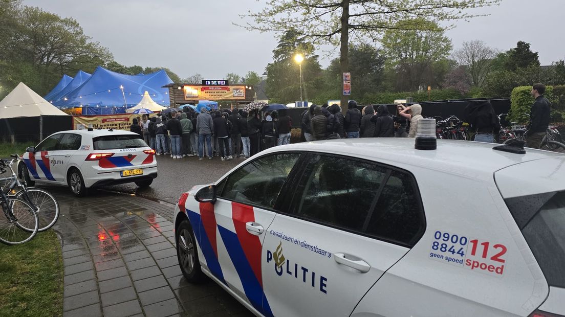 Aanhouding bij feesttent in Helden