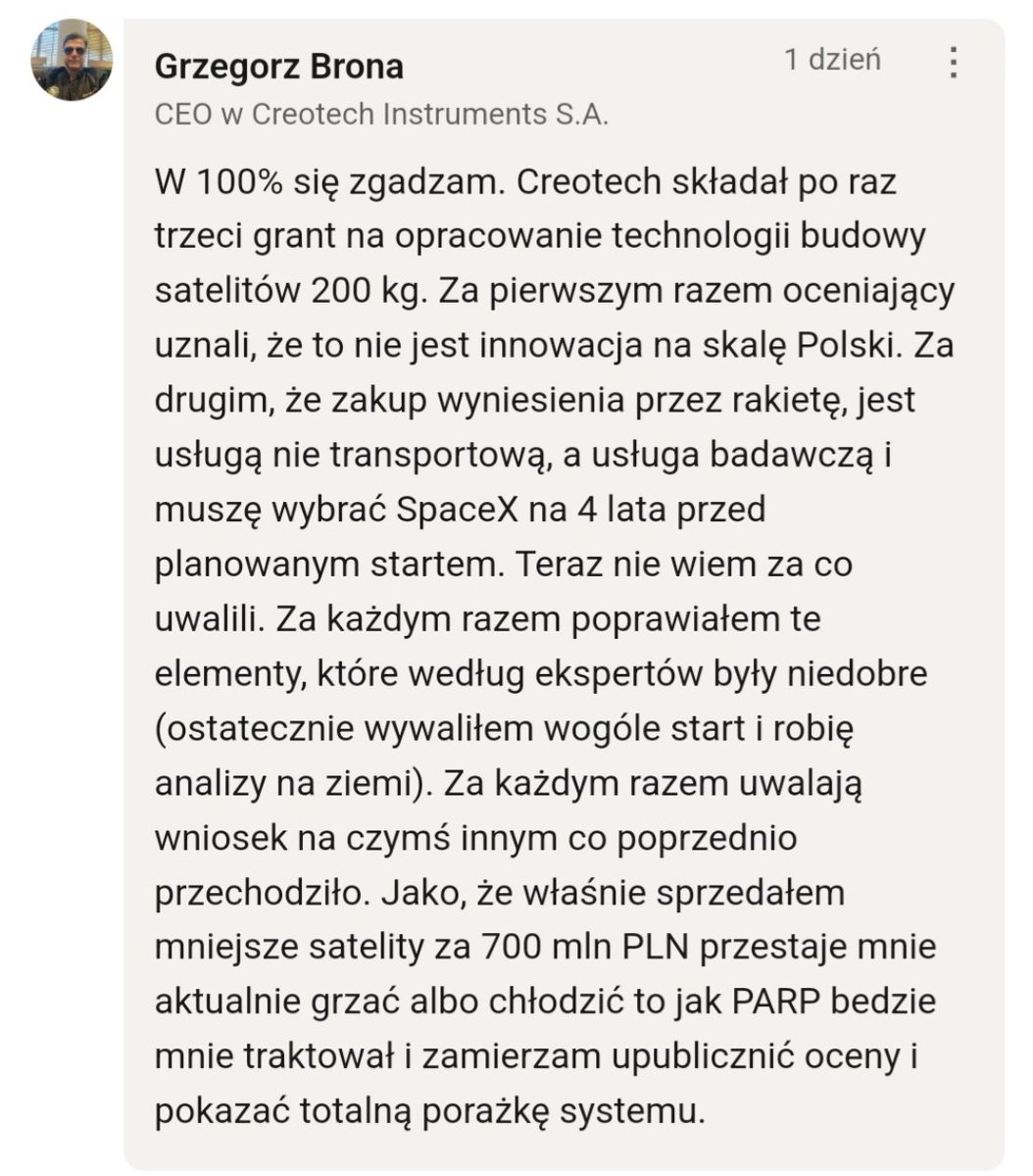 sjanus_pl's tweet image. Jak nie macie o czym gadać jutro przy świątecznym stole to możecie pogadać o tym wpisie prezesa jednej z najbardziej innowacyjnych polskich firm technologicznych - @CreotechSa .