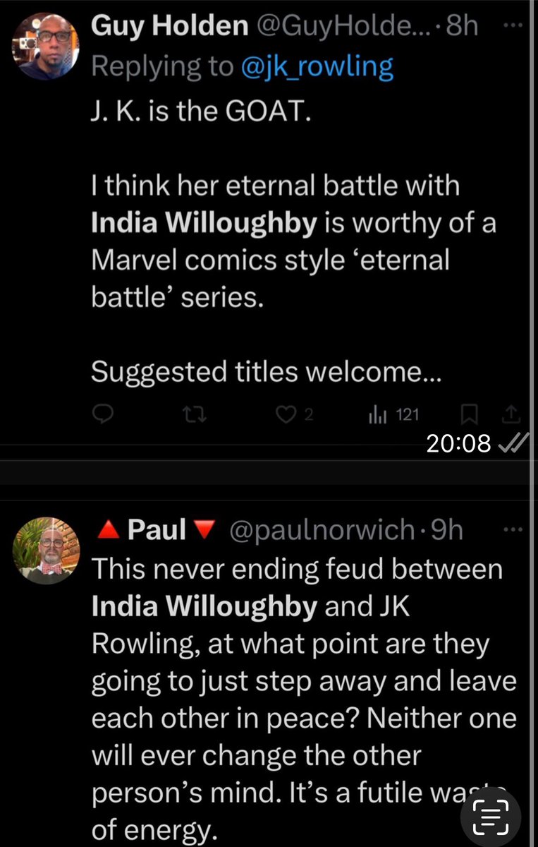 Never. I see us as Joan Crawford and Bette Davis. De Niro vs Pacino in Heat. We go to the end.