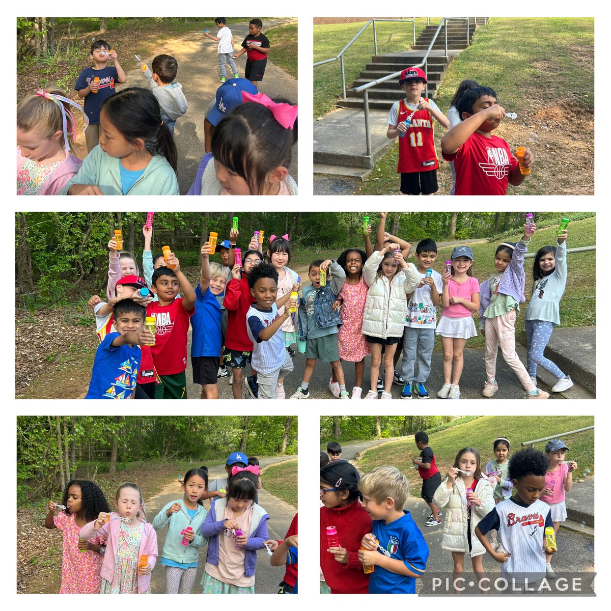 B is for bubbles and baseball! ⁦<a href="/DolvinES/">Dolvin ES</a>⁩ #abccountdown #makeasplash