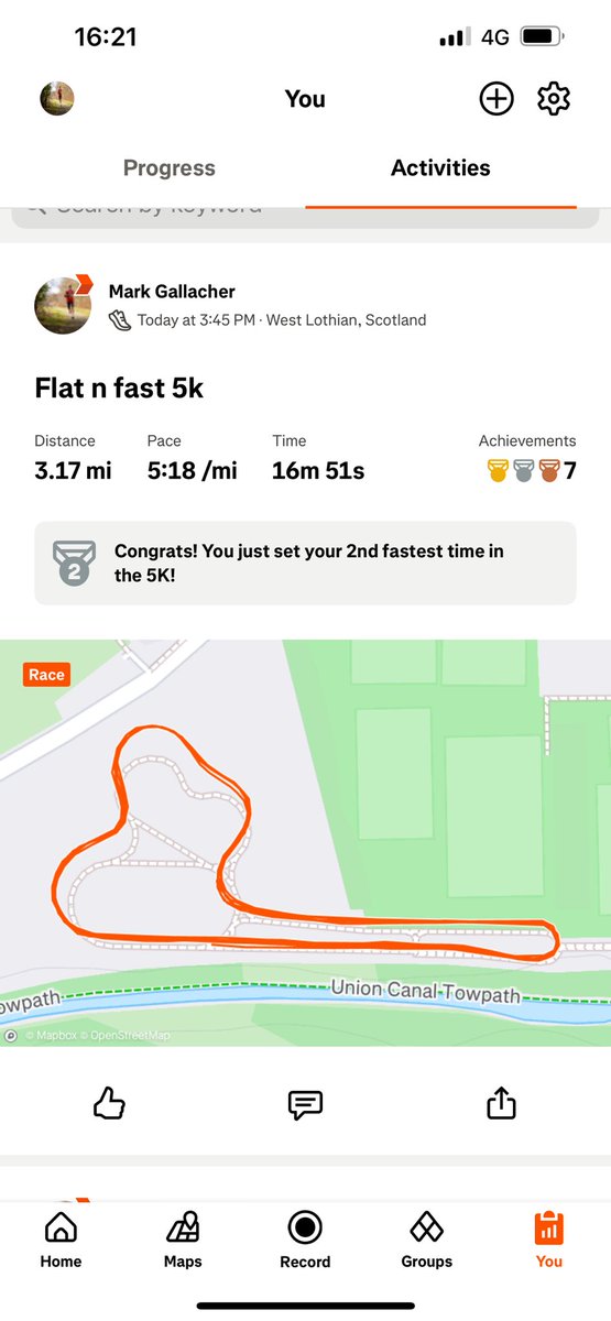 Mark Gallacher (@vanhaddock) on Twitter photo Good to mix it up with the <a href="/CambuslangH/">Cambuslang Harriers</a> young team at the <a href="/stride_athletic/">Stride Athletics</a> flat n fast 5k. Grateful to still be able to compete, and my fastest 5k since 2021 (third fastest ever) at age 54. Good to mix it up with the <a href="/CambuslangH/">Cambuslang Harriers</a> young team at the <a href="/stride_athletic/">Stride Athletics</a> flat n fast 5k. Grateful to still be able to compete, and my fastest 5k since 2021 (third fastest ever) at age 54.
