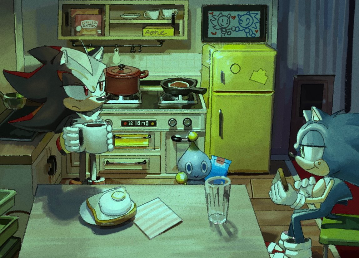 Breakfast 🍳 #SonicTheHedgehog #ShadowTheHedgehog