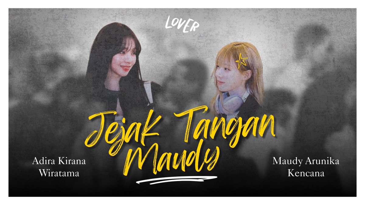 Aethernalrain's tweet photo. Jejak Tangan Maudy
; "Apa yang kamu buat selalu punya tempat"

Jiminjeong / Karwin Oneshoot AU
From "Apa Kabar, Maudy?" Universe https://t.co/2YW87SnhDb