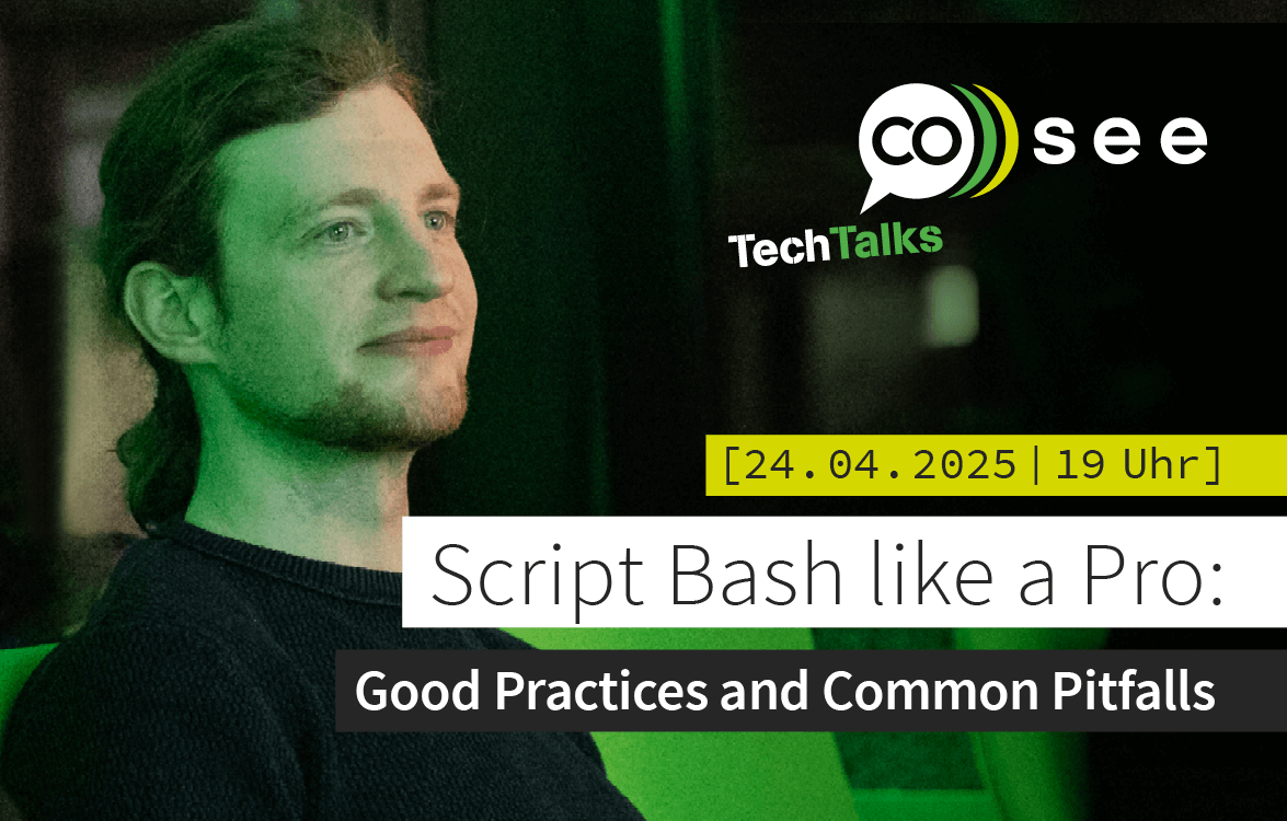 Roman Neß (@romanascode) on Twitter photo Bash ist das Duct-Tape, das die DevOps Welt zusammen hält. 🩹
In meinem Techtalk bei <a href="/coseeaner/">cosee GmbH</a> am 24.04. zeige ich, wie ihr aus schnellen One-Linern robuste Skripte macht, ohne euch dabei selbst in den Fuß zu schießen.
#devops #techtalk
meetup.com/cosee-techtalk… Bash ist das Duct-Tape, das die DevOps Welt zusammen hält. 🩹
In meinem Techtalk bei <a href="/coseeaner/">cosee GmbH</a> am 24.04. zeige ich, wie ihr aus schnellen One-Linern robuste Skripte macht, ohne euch dabei selbst in den Fuß zu schießen.
#devops #techtalk
meetup.com/cosee-techtalk…