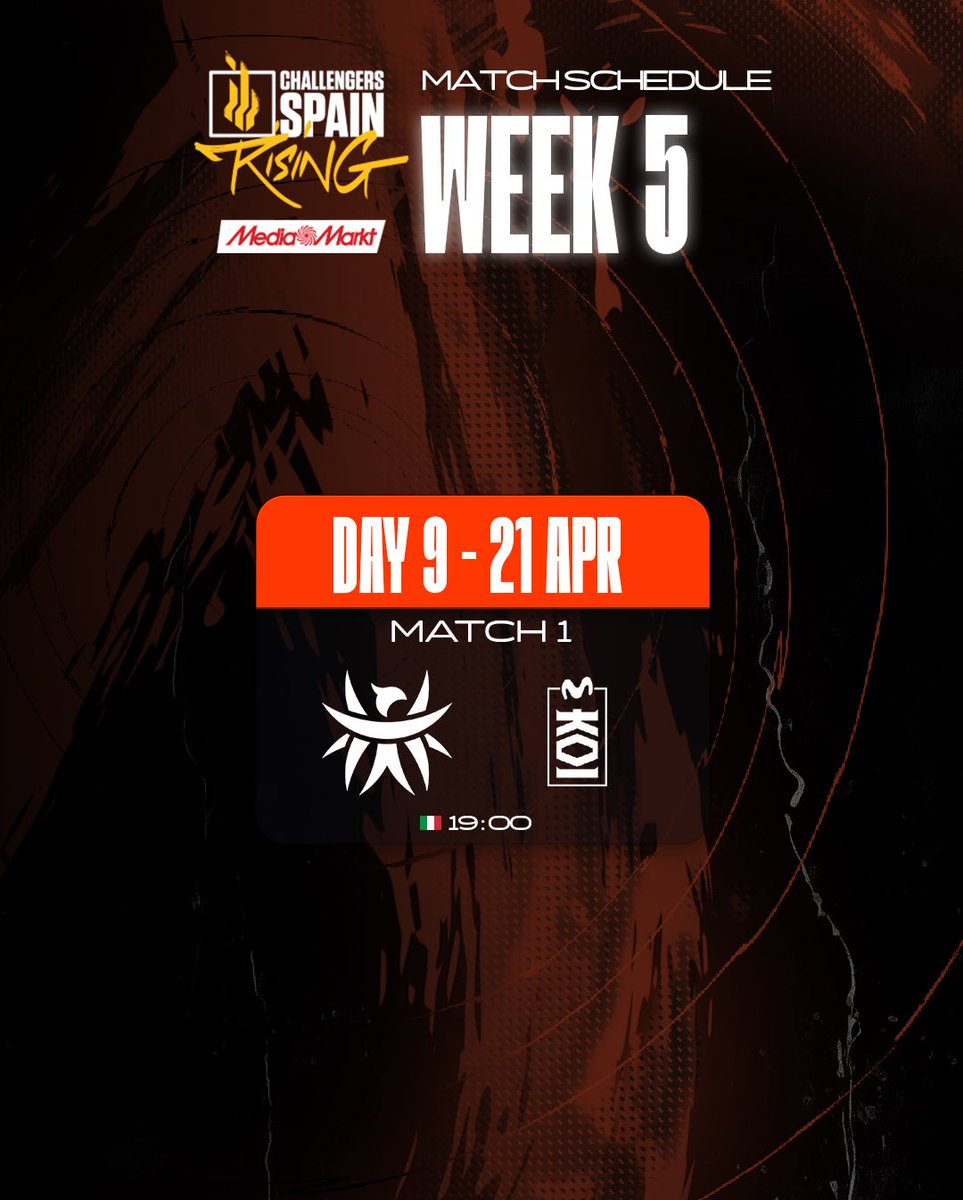 HGE Esports (@hgeesports) on Twitter photo Final game of the season. Time to step up and handle business!
#RisingMediaMrkt <a href="/LVPesVALORANT/">VALORANT Challengers Spain: Rising MediaMarkt</a> Final game of the season. Time to step up and handle business!
#RisingMediaMrkt <a href="/LVPesVALORANT/">VALORANT Challengers Spain: Rising MediaMarkt</a>