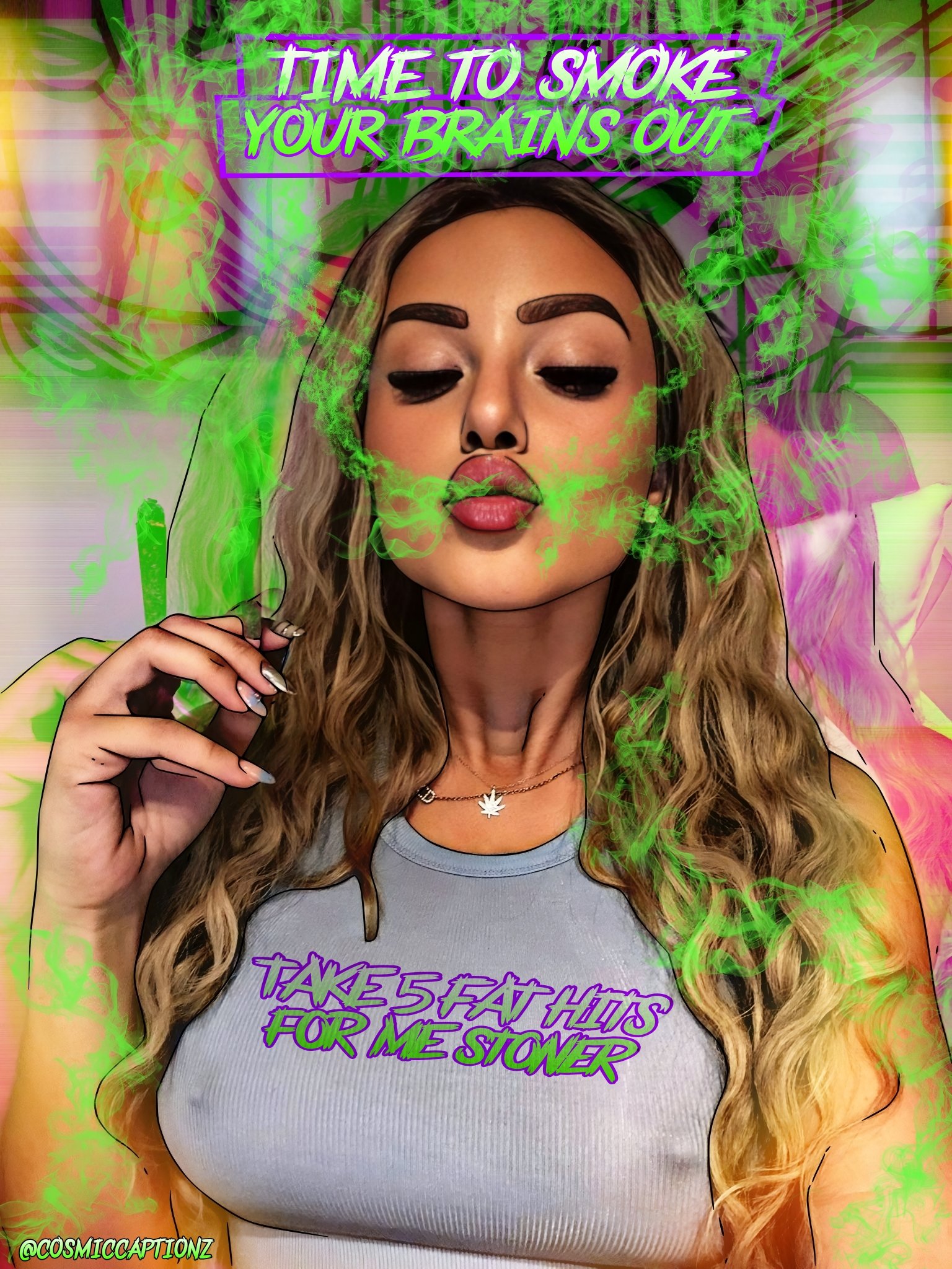 cosmiccaptionz on X: Happy 420, now get to smoking stoner!!!! nsfwtwt  nn goon goon caption ~ first post back, this seems appropriate, enjoy!  t.coO6xgzCpdmJ  X