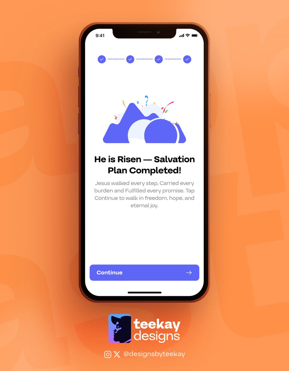designsbyTeekay's tweet image. He is Risen — Salvation Plan Completed!

Jesus fulfilled every promise. Let’s walk in freedom, hope, and eternal joy this Easter.

#HeIsRisen #EasterDesign #FaithInDesign #ChristianCreatives