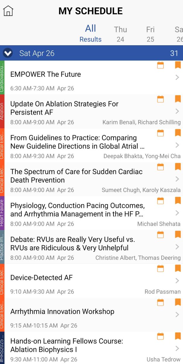 Omar Baqal, MD (@omarjavedbaqal) on Twitter photo 4 days to go! ⚡️Keep track of your favorite sessions using the #HRS2025 Online Planner. Build your itinerary, build the hype!! #2025PaceSetter <a href="/HRSonline/">Heart Rhythm Society</a>
eppro01.ativ.me/src/EventPilot… 4 days to go! ⚡️Keep track of your favorite sessions using the #HRS2025 Online Planner. Build your itinerary, build the hype!! #2025PaceSetter <a href="/HRSonline/">Heart Rhythm Society</a>
eppro01.ativ.me/src/EventPilot…