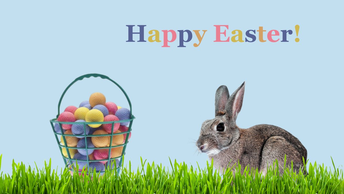 FortInViewGolf's tweet image. Happy Easter! Whether or not you are celebrating, we hope you are enjoying the long weekend!