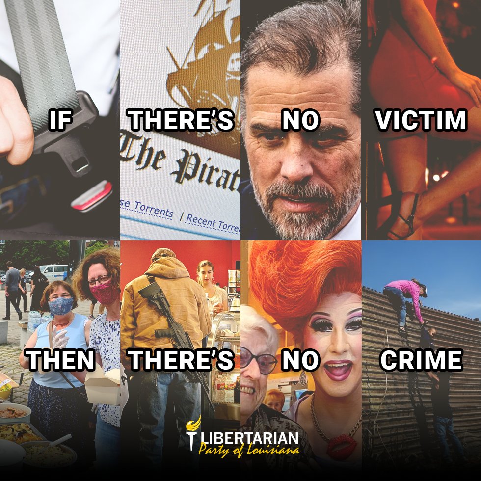 If there's no victim, then there's no crime.