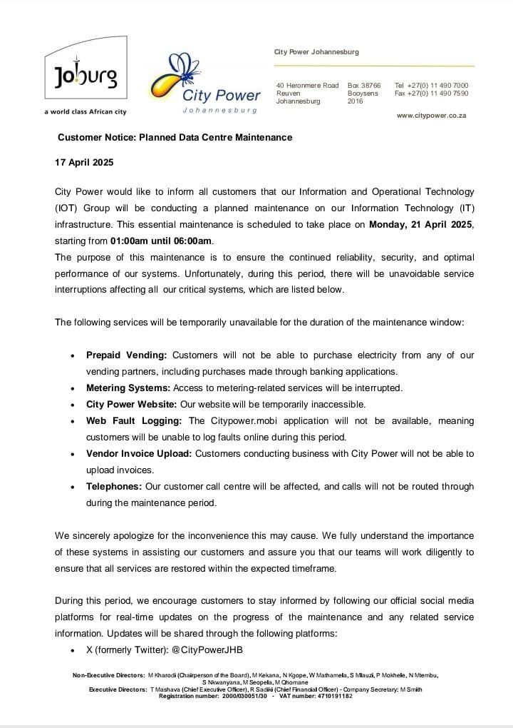 @CityPowerJhb tweet media