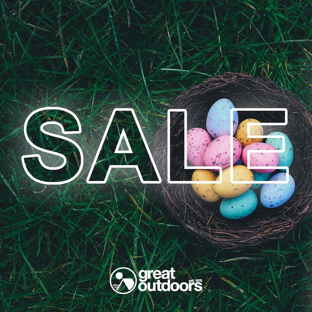 🐣HAPPY EASTER EVERYBODY🐣

We’re closed for Easter Sunday &amp; Monday , but don’t worry! Our Easter Sale is now live online with some unbelievable deals! 

Shop now and save while we’re away—sale ends at midnight Monday!

greatoutdoors.ie 

#sale #hikingboots #hikingireland